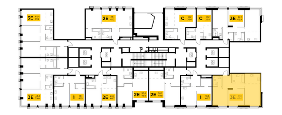 Продажа 3-комнатной квартиры 67 м², 8/35 этаж