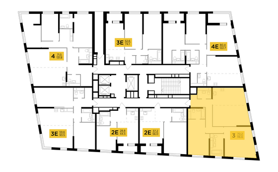 Продажа 3-комнатной квартиры 116,6 м², 25/29 этаж
