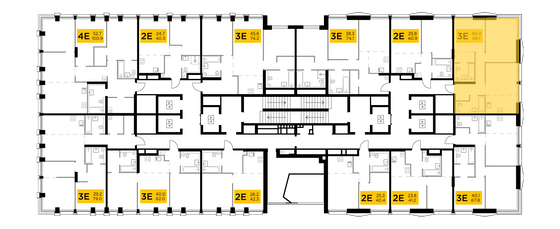 Продажа 3-комнатной квартиры 68,1 м², 25/33 этаж