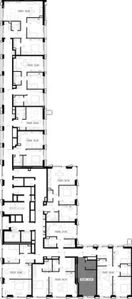 Продажа квартиры-студии 24,4 м², 2/19 этаж