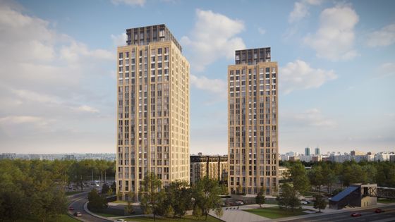 Продажа 1-комнатной квартиры 44,9 м², 12/24 этаж