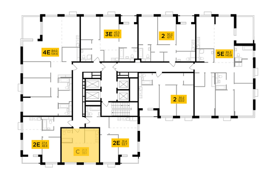 Продажа квартиры-студии 35,1 м², 24/27 этаж