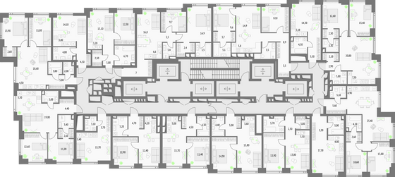 Продажа 2-комнатной квартиры 67,8 м², 26/55 этаж
