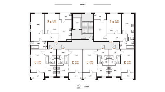 Продажа квартиры-студии 33,3 м², 4 этаж