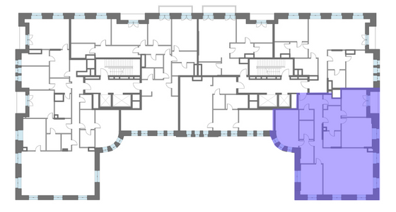 Продажа 4-комнатной квартиры 179,5 м², 4/6 этаж