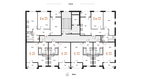 Продажа 1-комнатной квартиры 33,5 м², 7 этаж