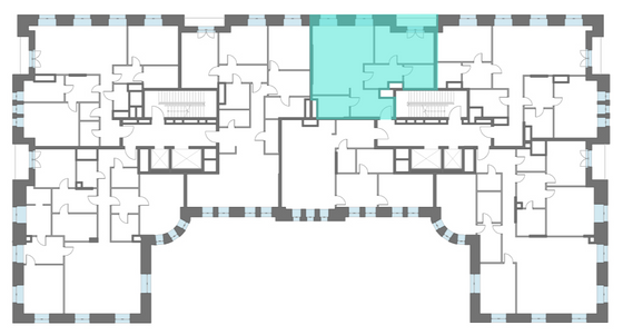 Продажа 1-комнатной квартиры 78,7 м², 3/6 этаж