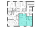 Продажа 1-комнатной квартиры 69,4 м², 2/5 этаж