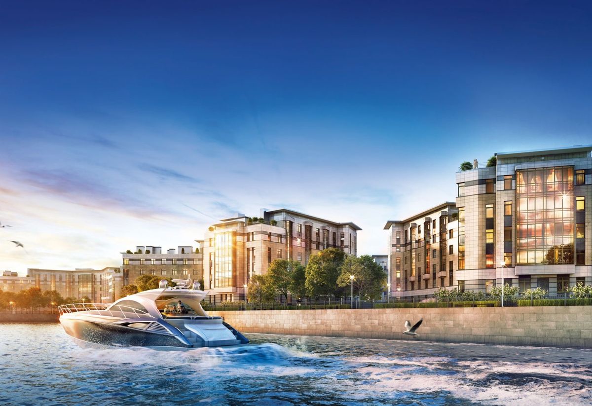 The group "RSTI" completed a residential building on Petrovsky Avenue. For his s