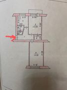 45 м², 2-комн. квартира, 2/5 этаж