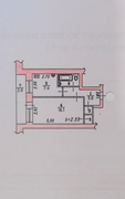 32,7 м², 1-комн. квартира, 3/9 этаж