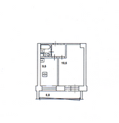 34,8 м², 1-комн. квартира, 2/16 этаж