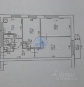 51,6 м², 3-комн. квартира, 5/5 этаж