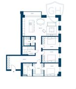 150 м², 4-комн. квартира, 8/8 этаж