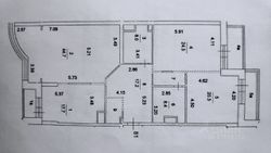 152,7 м², 3-комн. квартира, 2/30 этаж