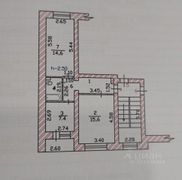 50 м², 2-комн. квартира, 2/5 этаж