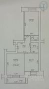 54,9 м², 2-комн. квартира, 1/3 этаж