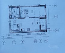 38,3 м², 1-комн. квартира, 6/24 этаж