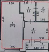 36,1 м², 1-комн. квартира, 5/17 этаж