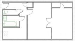 43,2 м², 2-комн. квартира, 2/5 этаж