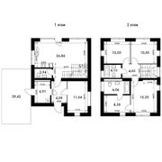 128,9 м², дом, с участком 6,7 сотки