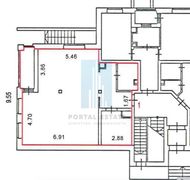 74,3 м², 3-комн. квартира, 1/4 этаж