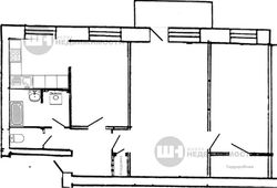 55 м², 3-комн. квартира, 3/5 этаж