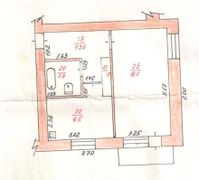 39,7 м², 1-комн. квартира, 2/4 этаж