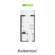 25,2 м², студия, 6/25 этаж