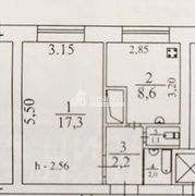 31,2 м², 1-комн. квартира, 8/9 этаж