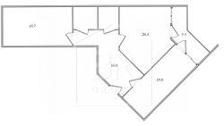 68,7 м², 2-комн. квартира, 7/10 этаж