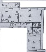 60 м², 2-комн. квартира, 8/12 этаж