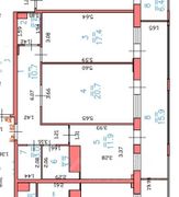 85,6 м², 2-комн. квартира, 7/11 этаж