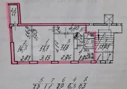 62,8 м², 3-комн. квартира, 3/9 этаж