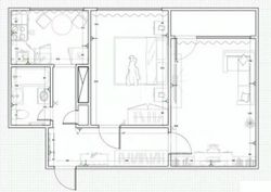 43,7 м², 2-комн. квартира, 3/9 этаж