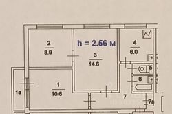 51 м², 3-комн. квартира, 5/9 этаж