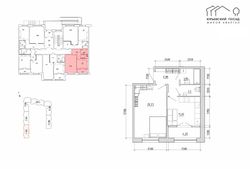 44,7 м², 1-комн. квартира, 1/4 этаж