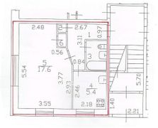 31,4 м², 1-комн. квартира, 1/5 этаж