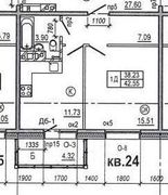 42,6 м², 1-комн. квартира, 5/9 этаж