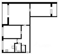 57,2 м², 3-комн. квартира, 3/9 этаж