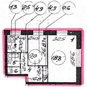 42 м², 2-комн. квартира, 1/5 этаж