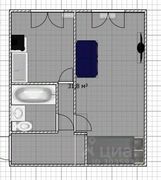 31,7 м², 1-комн. квартира, 1/5 этаж