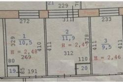 11 м², 1 комната, 2/9 этаж