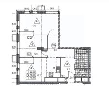 73,2 м², 3-комн. квартира, 20/22 этаж