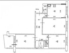 59,6 м², 3-комн. квартира, 3/9 этаж