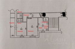 55,9 м², 2-комн. квартира, 5/5 этаж