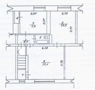 38,9 м², 2-комн. квартира, 2/2 этаж