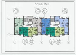 72,2 м², 2-комн. квартира, 2/10 этаж