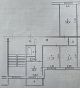 72,7 м², 3-комн. квартира, 4/4 этаж