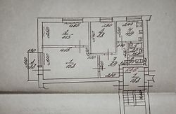 50 м², 3-комн. квартира, 2/5 этаж